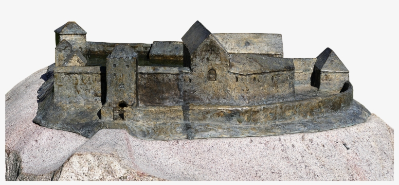 Castle, Model, Fortress, Castle, Bronze Model - Bronze, transparent png #1293968