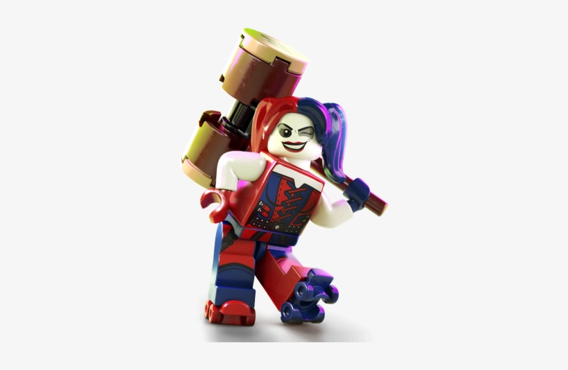 Harley With Hammer - Lego Dc Super Villains Harley Quinn, transparent png #1294027