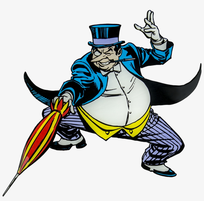 Penguin Clipart Villain - 2011 Hot Wheels Dc Comics Originals 4-pack, 1:64 Die, transparent png #1294070