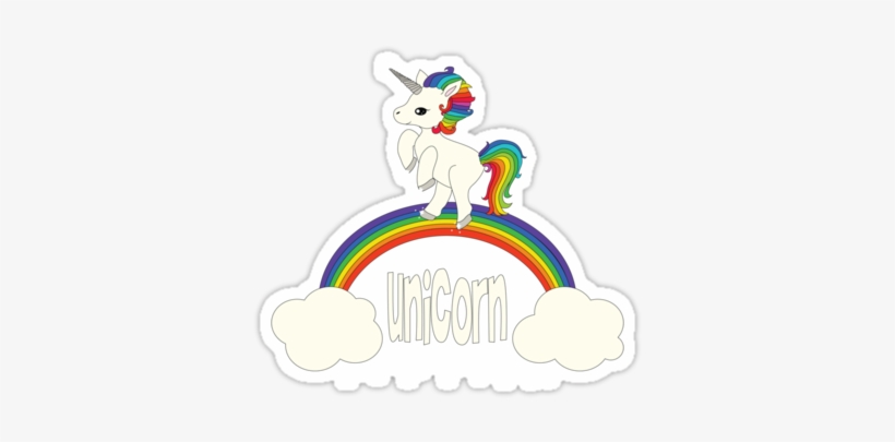 Clipart Info - Rainbow Unicorn Unicorn Cute, transparent png #1294331