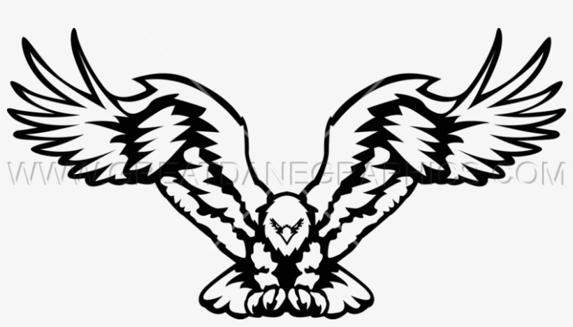 Eagle With Open Wings, transparent png #1294654