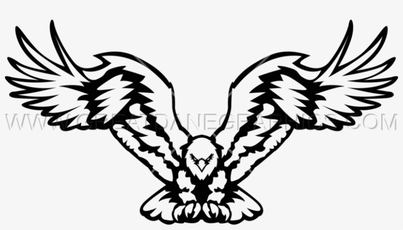 Eagle With Open Wings, transparent png #1294654