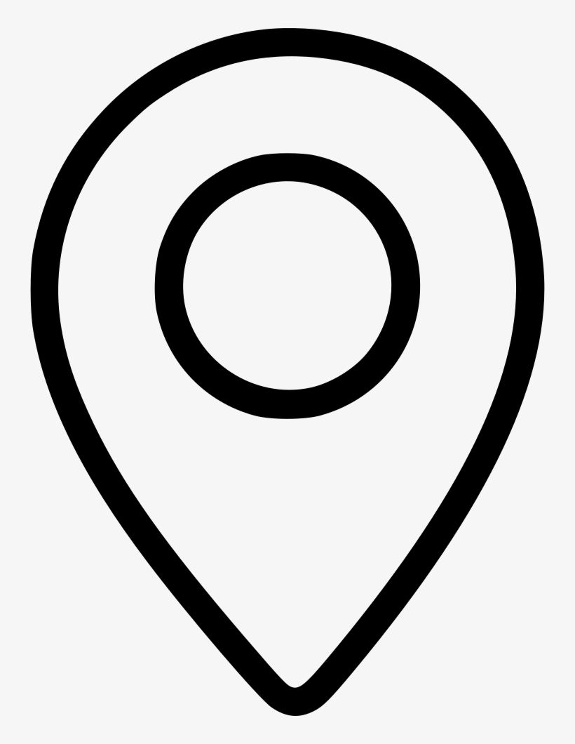 Map Pin - - Pin Icon Whie, transparent png #1294684