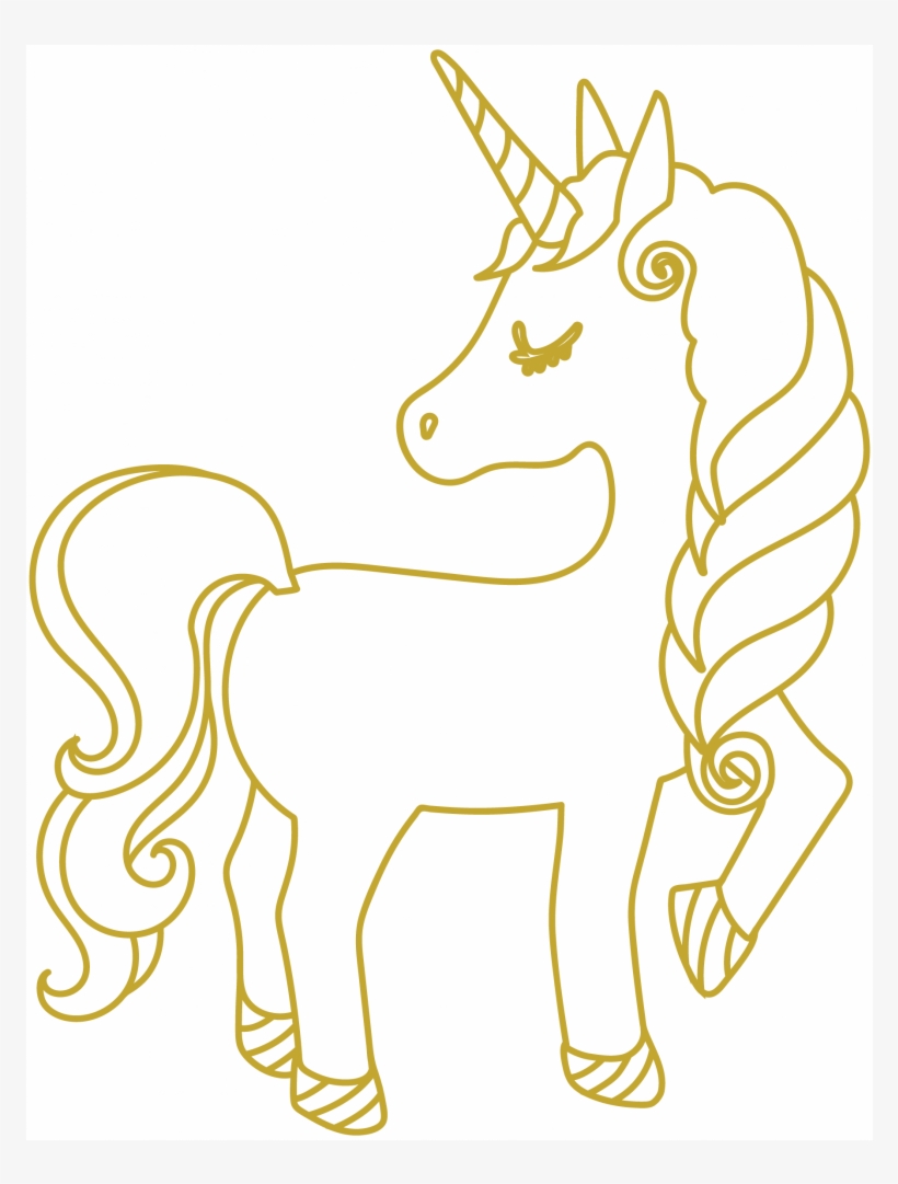 Cute Unicorn - Cartoon, transparent png #1294780