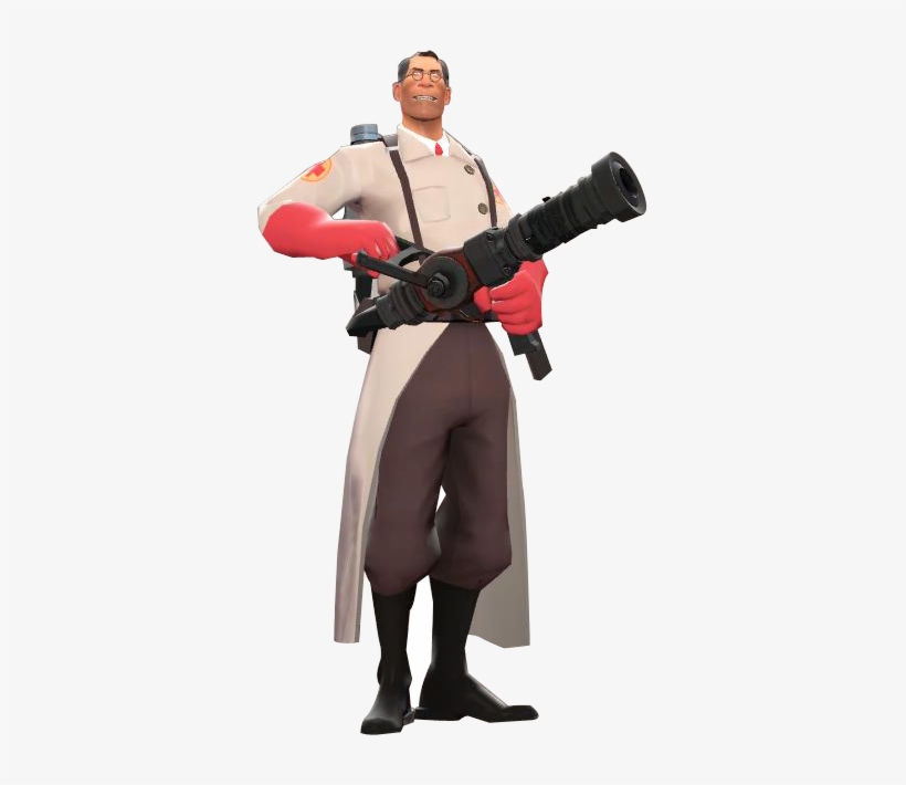 The Medic - Overwatch Mercy And Tf2 Medic, transparent png #1294942