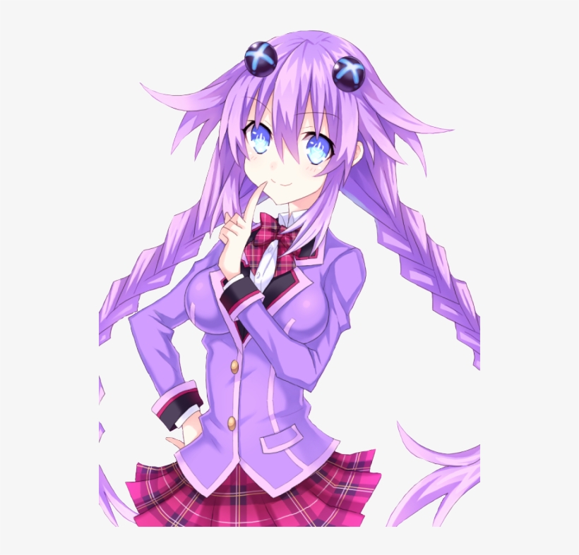 View Samegoogleiqdbsaucenao School Uniform Purple Heart - Anime School Uniform Purple, transparent png #1295367