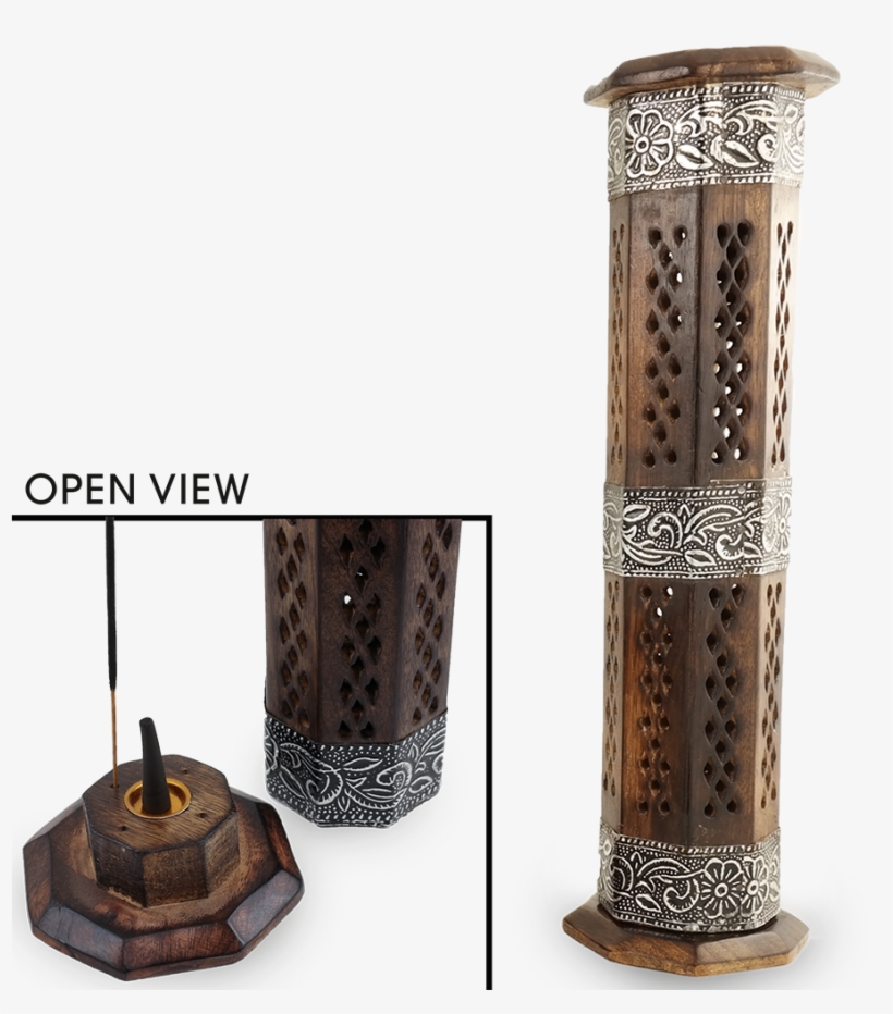 Wooden Tower Intense Stick Holder, transparent png #1295385