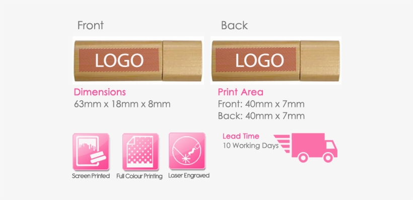 Wooden Stick Usb Stick Print Area - Usb Flash Drive, transparent png #1295581