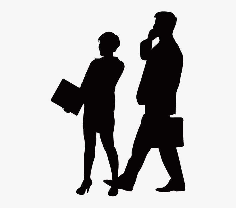 Business Person Silhouette Png - People Silhouette Png, transparent png #1295906