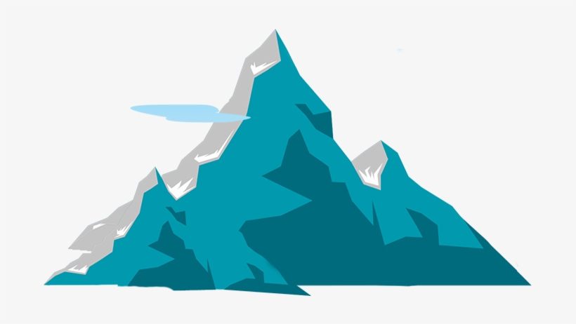 Cartoon Mountains Png - Mountain Animation Png, transparent png #1296419