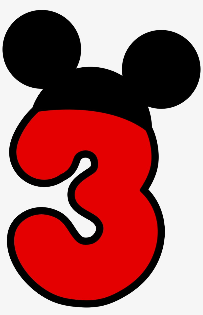 E Minnie Minus Dressup And - Number 2 Mickey Mouse, transparent png #1296536