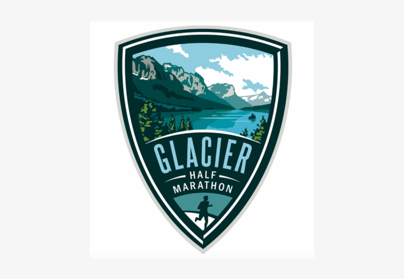 Glacier Half Marathon - Glacier National Park Logo, transparent png #1296613