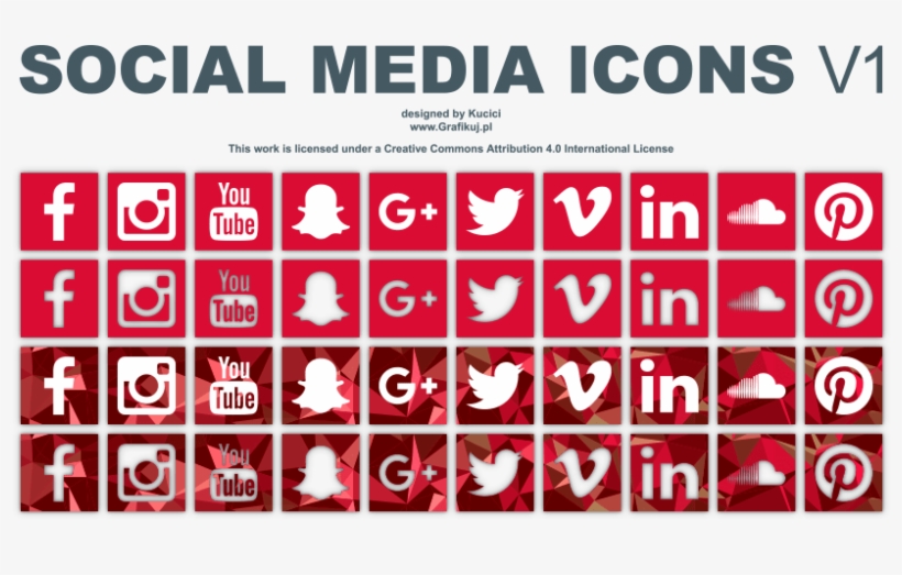 Social Media Vector Icons Set V1 - Logo, transparent png #1296693
