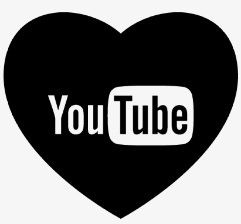 Heart With Social Media Logo Of Youtube Vector - Youtube Marketing, transparent png #1296785