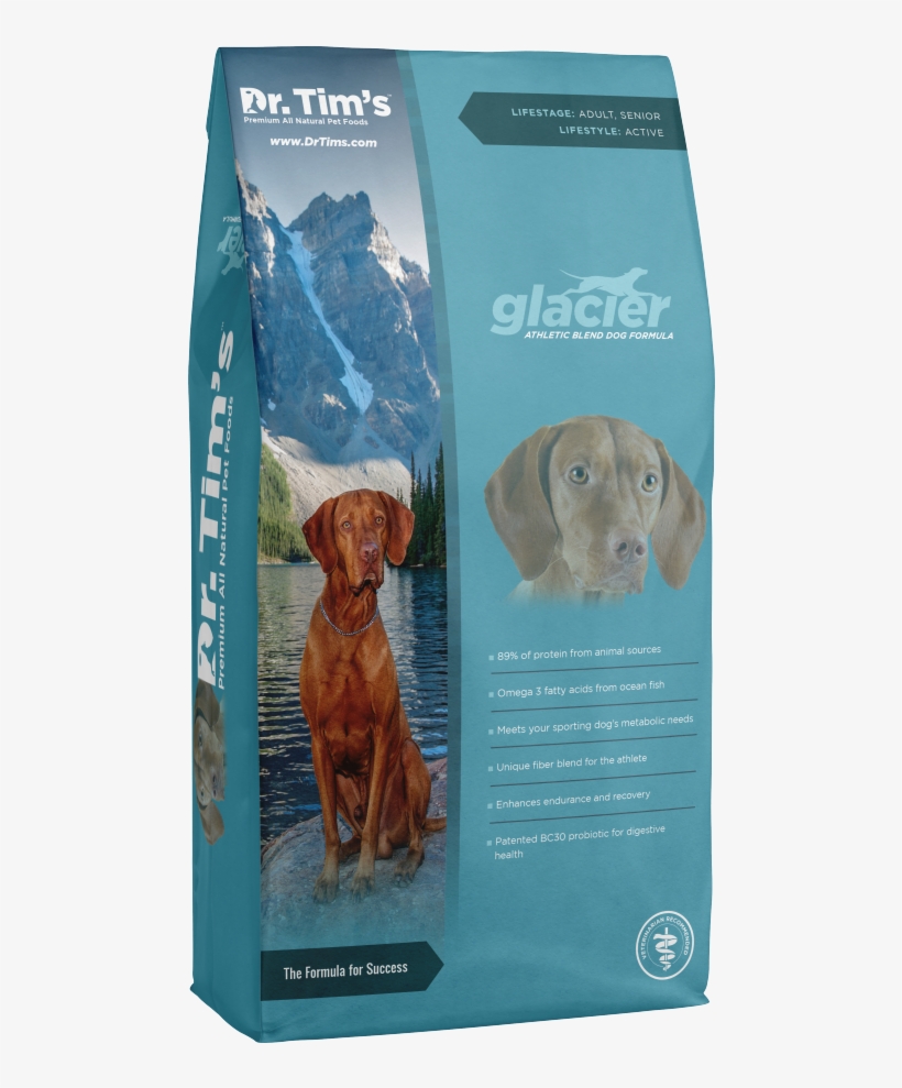 Tim's Glacier Athletic Blend Dry Dog Food - Dr. Tim's Glacier Athletic Blend Dry Dog Food, transparent png #1296869