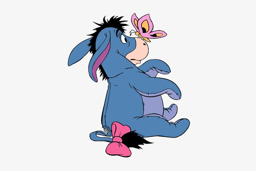 New Pictures Of Mickey Mouse Face Eeyore Clip Art 3 - Disney Eeyore, transparent png #1296953