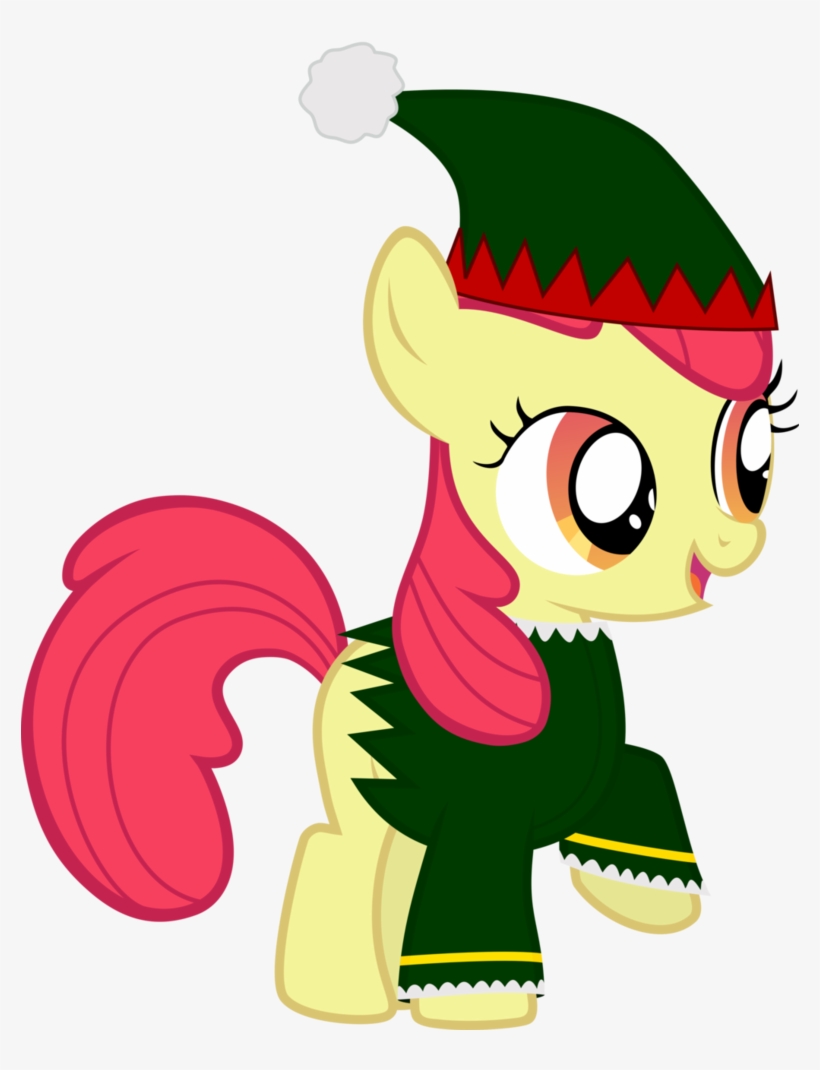 Apple Bloom The By Sakatagintoki On Deviantart - My Little Pony Christmas Apple Bloom, transparent png #1297325