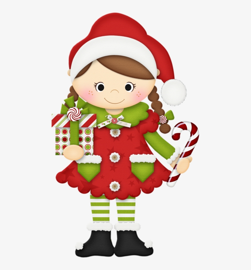 Elves Huge Freebie - Mamae Noel Desenho Png, transparent png #1297386