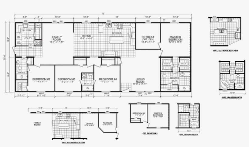 4 Beds - Mi Homes Westbrooke Floor Plan, transparent png #1297784