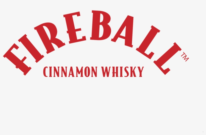 Fireball Cinnamon Whisky Arc Logo 4c Red On - Fireball Cinnamon Whiskey Logo, transparent png #1297896
