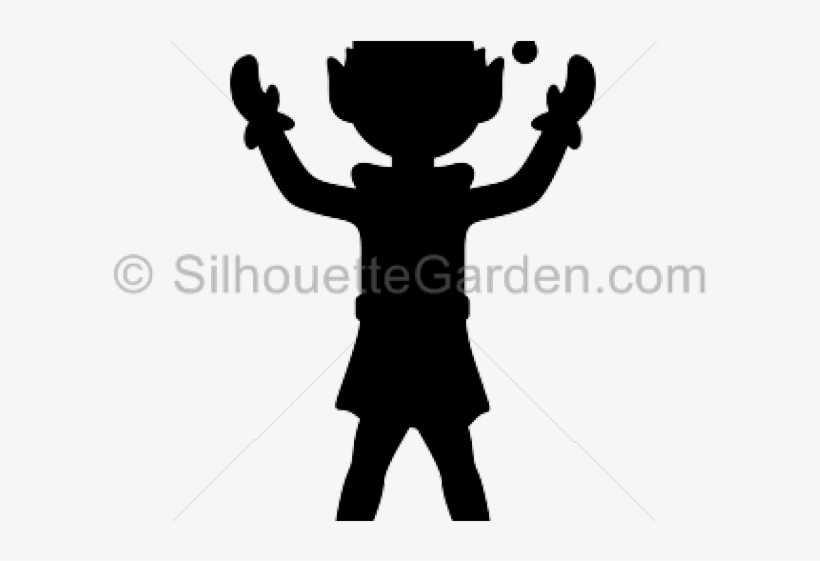 Elf Clipart Silhouette - Christmas Elf Silhouette, transparent png #1298222
