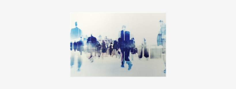 Business People Walking On A City Scape Poster • Pixers® - Evolution Of Workforce Management, transparent png #1298415