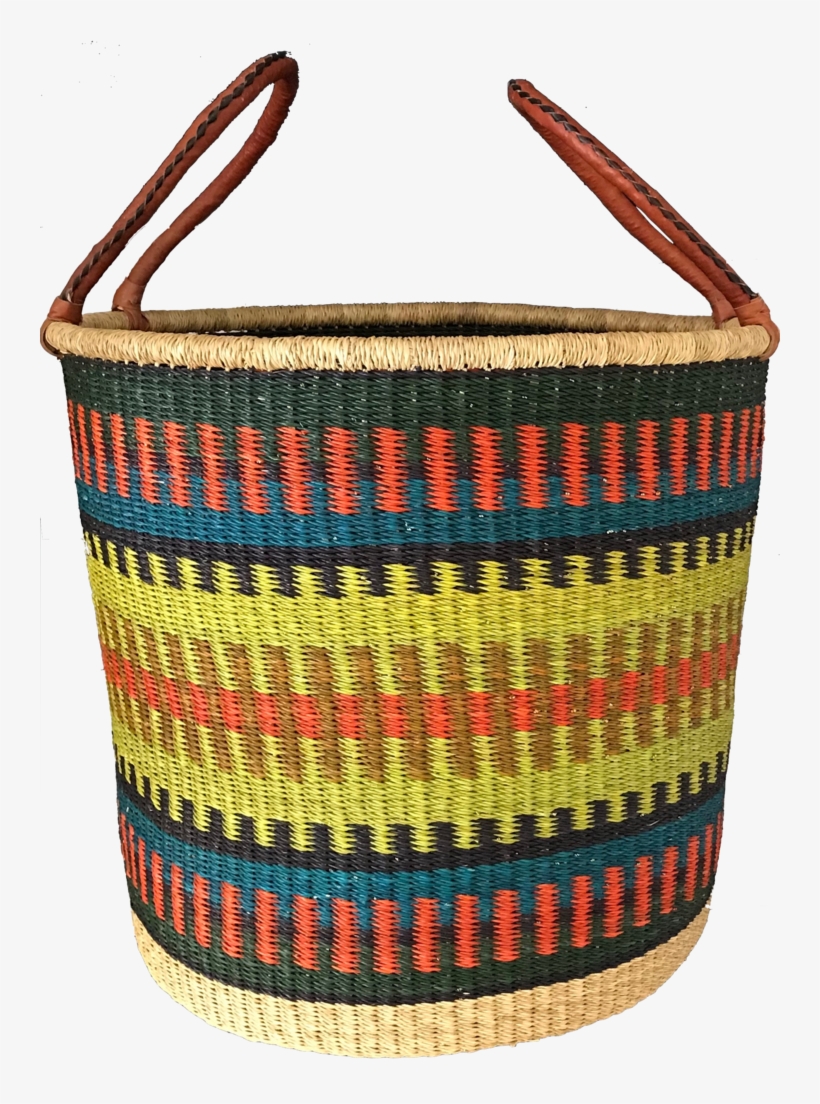 African Hand Woven Laundry Hamper / Basket In Australia - Hamper, transparent png #1298514