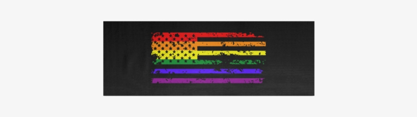 Pride Rainbow Flag Black Yoga Mat - Paper Product, transparent png #1298758