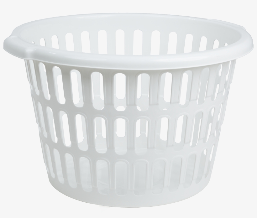 Everyday D538 Round Laundry Basket White Recycled - Storage Basket, transparent png #1298762