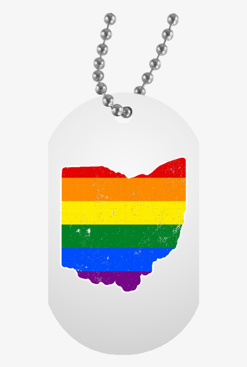 Ohio Rainbow Flag Lgbt Community Pride Lgbt Shirts - Happy Birthday Son In Military, transparent png #1298823