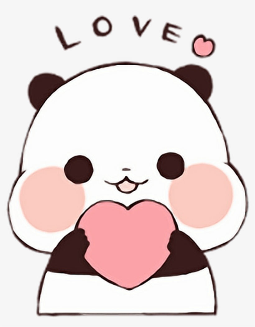 Cute Panda Sticker Png, transparent png #1298824