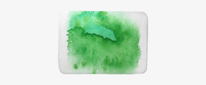 Bright Green Round Paint Splash Painted In Watercolor - Watercolor Painting, transparent png #1298997