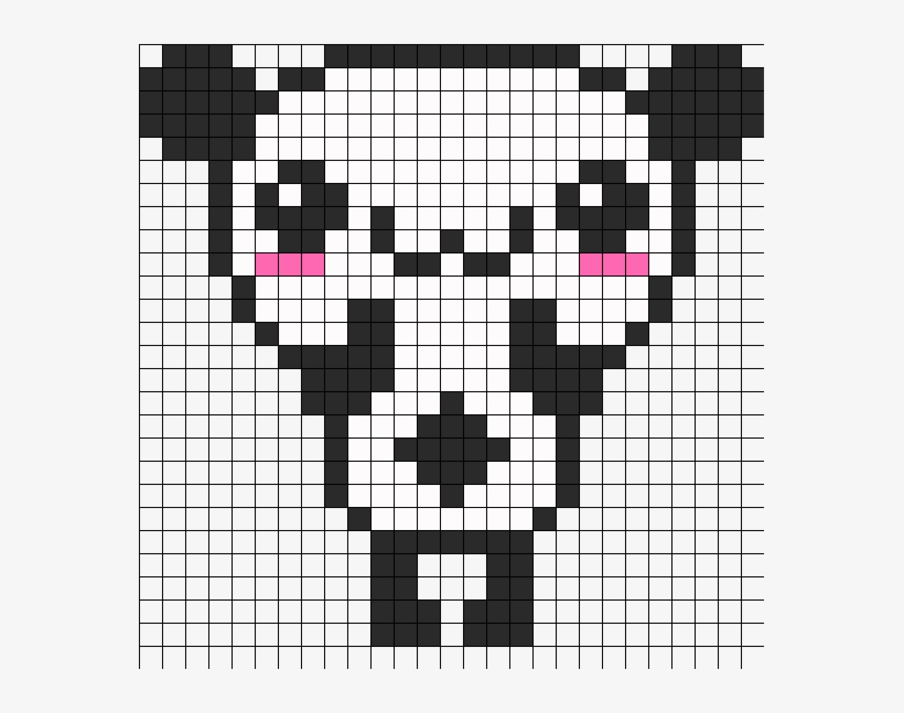 Happy Cute Panda Perler Bead Pattern / Bead Sprite - Central City Brewing Co Ltd, transparent png #1299025