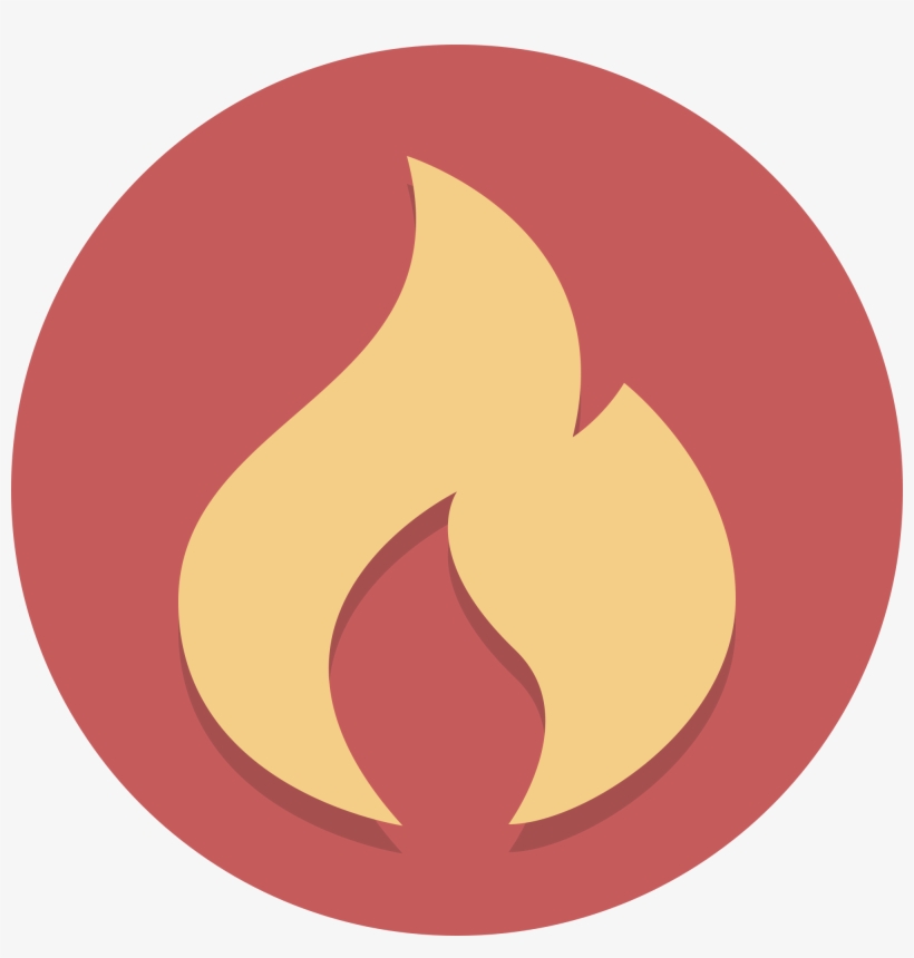 Open - Flame Icon, transparent png #1299138