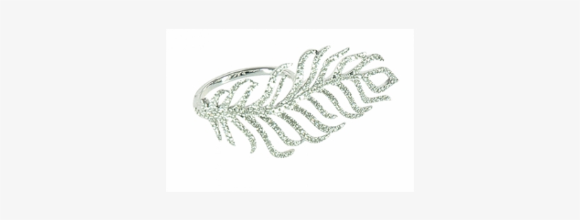 Djula Gold Leaf Feather Ring - Gold, transparent png #1299830