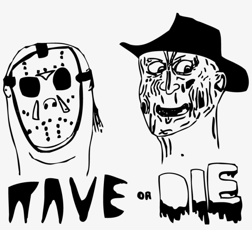 Rave Or Die - Illustration, transparent png #1299878