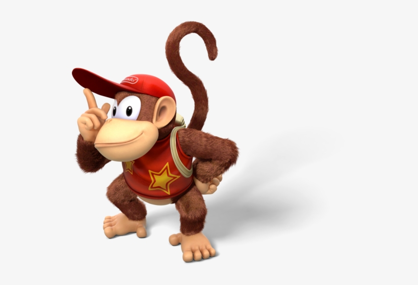 Diddy Kong Artwork - Donkey Kong Country Tropical Freeze Diddy Kong, transparent png #130108