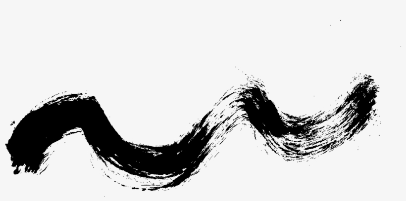 42 Grunge Brush Stroke Wave - Illustration, transparent png #130131