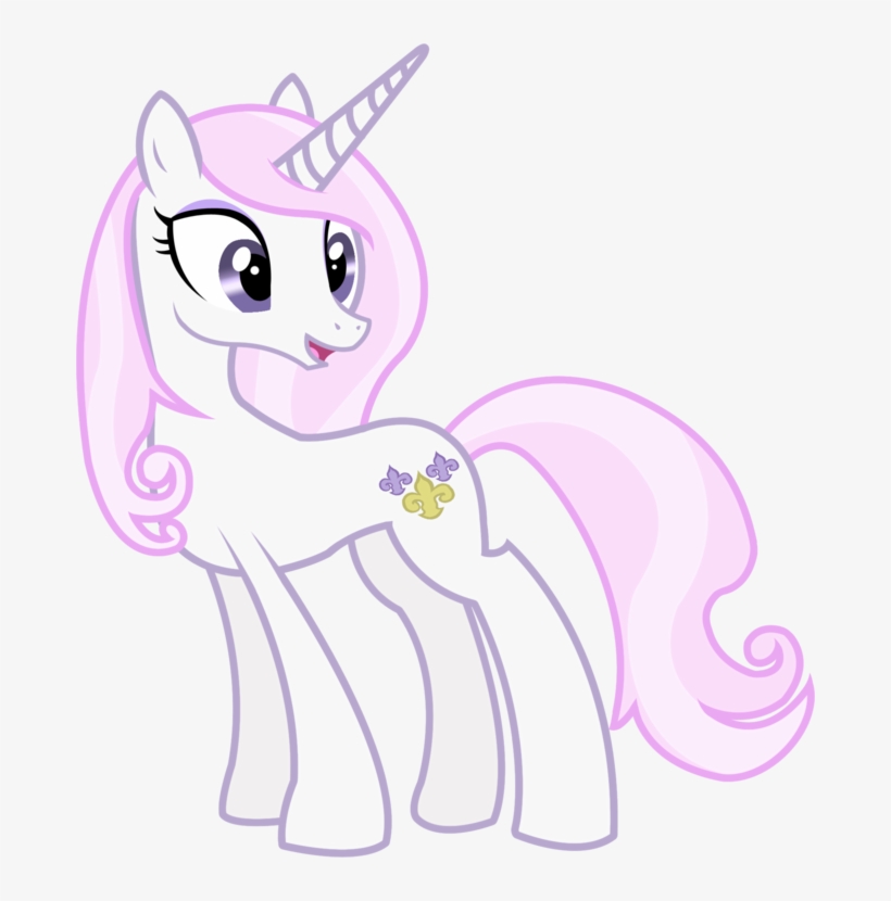 Fleur De Lis - My Little Pony Pink And White, transparent png #130132