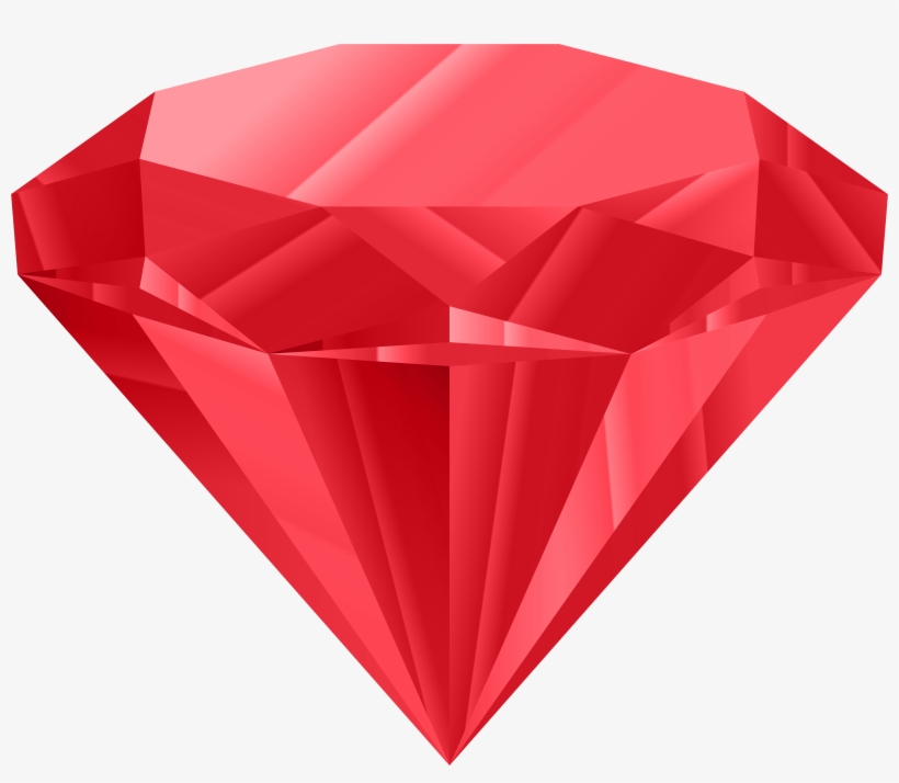 Red Diamond Png Clip Art Image, transparent png #130205