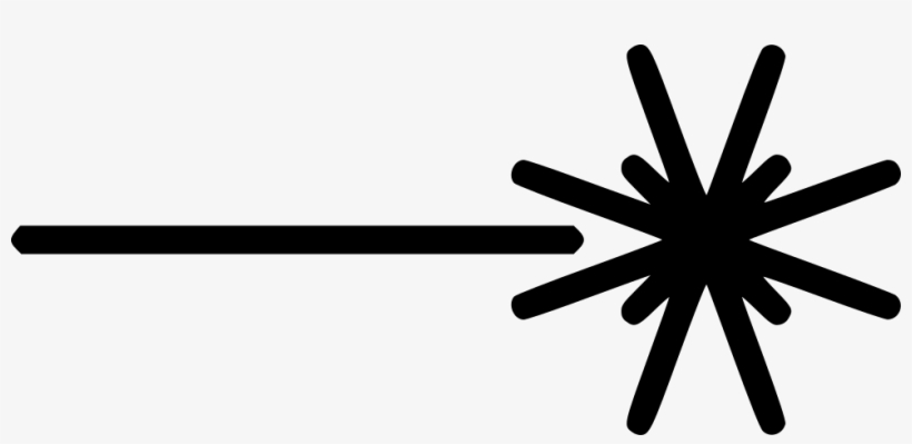Laser Beam Comments - Black And White Laser Beam Png, transparent png #130301