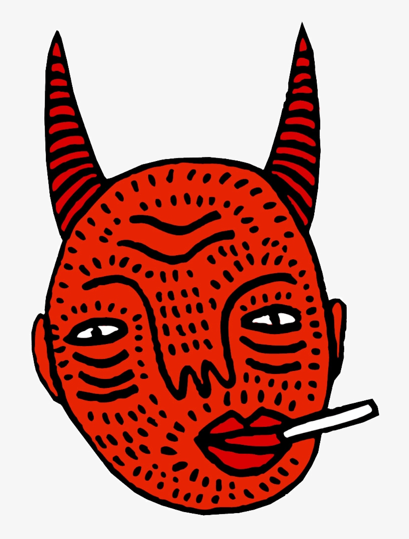 Shop Polly Nor Illustration - Polly Nor Devil Head, transparent png #130370