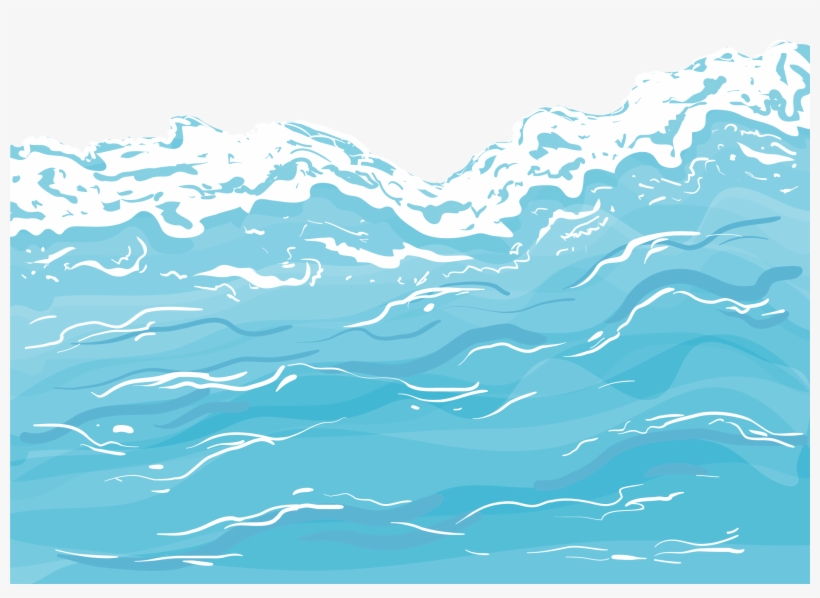 Cartoon Lake Water Spray - Ocean Cartoon Transparent, transparent png #130388