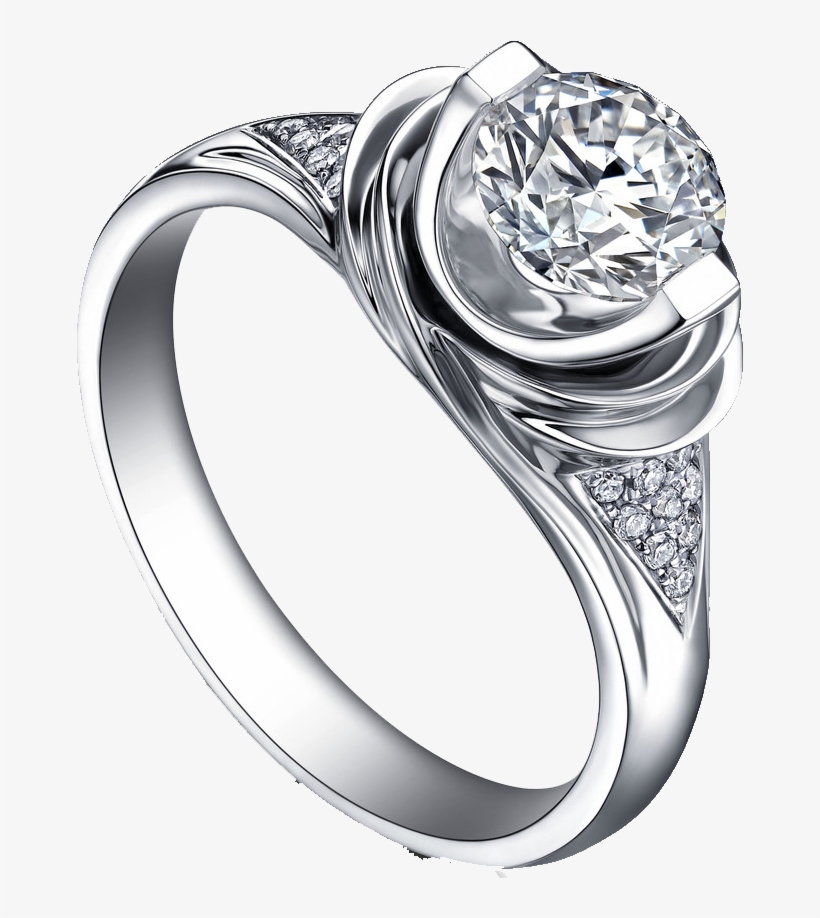 Banner Freeuse Rings Drawing Silver Ring - Pre-engagement Ring, transparent png #130453