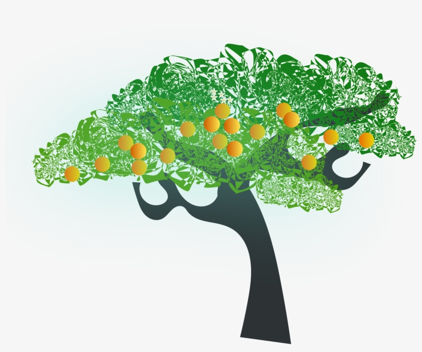 28 Collection Of Orange Tree Clipart Png - Orange Tree Clip Art, transparent png #130455