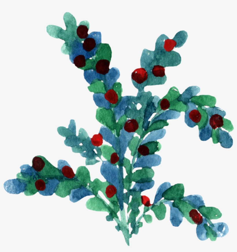 Ftestickers Watercolor Clipart Woodlands Flowers - Pinterest, transparent png #130525