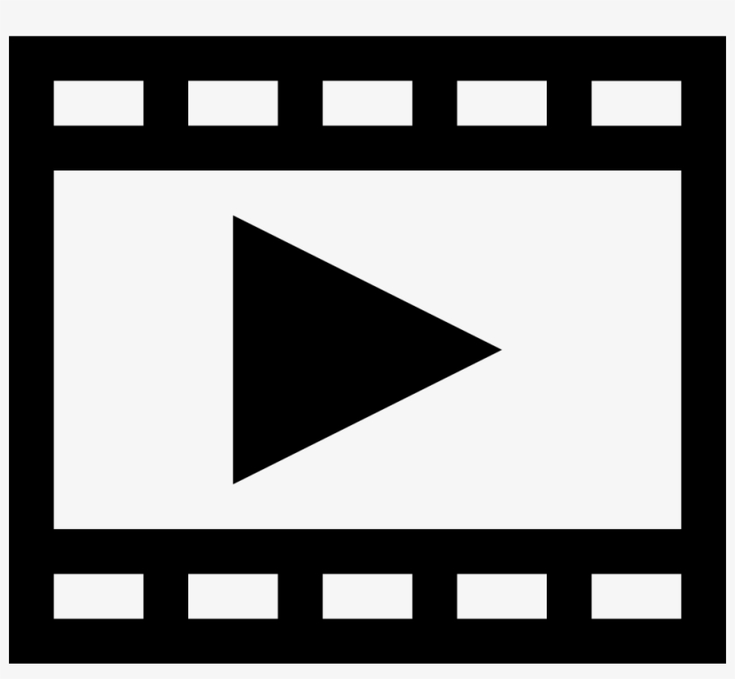 Film Strip With Play Triangle Comments - Film, transparent png #130562
