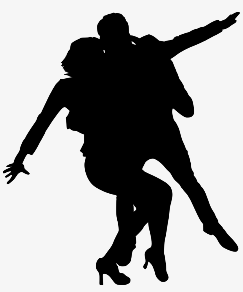 Png File Size - Dancing Silhouette Transparent, transparent png #130589