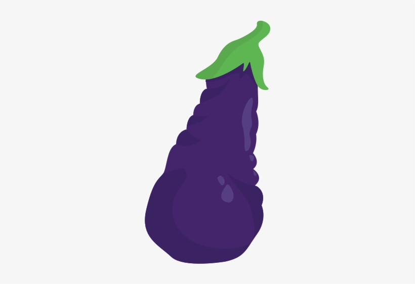 Purple Eggplant Emoji Png - Eggplant, transparent png #130845