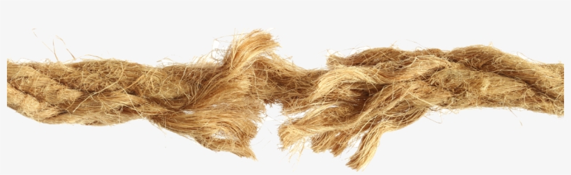 End Of The Rope - Breaking Rope, transparent png #130929